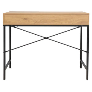 Γραφείο εργασίας Taco  φυσικό-μαύρο 95x48x76εκ - Pakobazaar