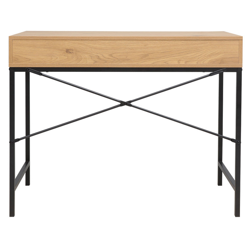 Γραφείο εργασίας Taco  φυσικό-μαύρο 95x48x76εκ - Pakobazaar