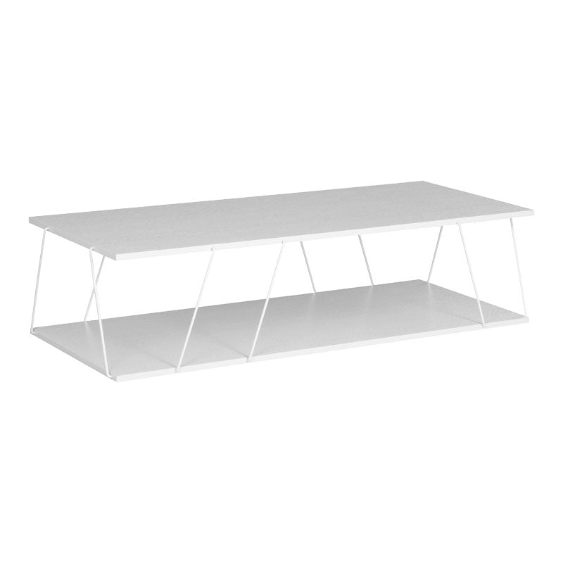Τραπέζι σαλονιού Tars  λευκό 120x50x30εκ - Pakobazaar
