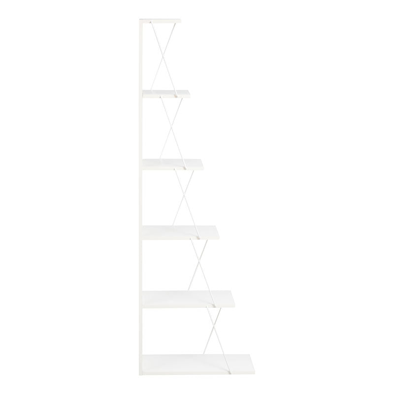 Βιβλιοθήκη mini Tars  λευκό 50x22x150εκ - Pakobazaar