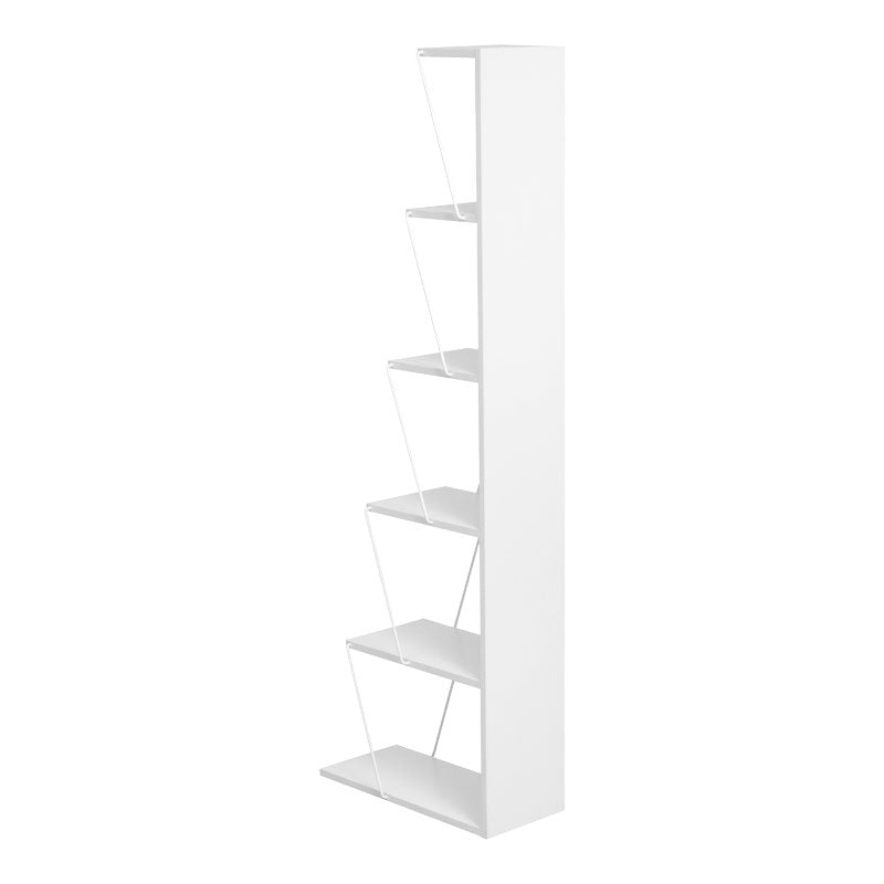 Βιβλιοθήκη mini Tars  λευκό 50x22x150εκ - Pakobazaar