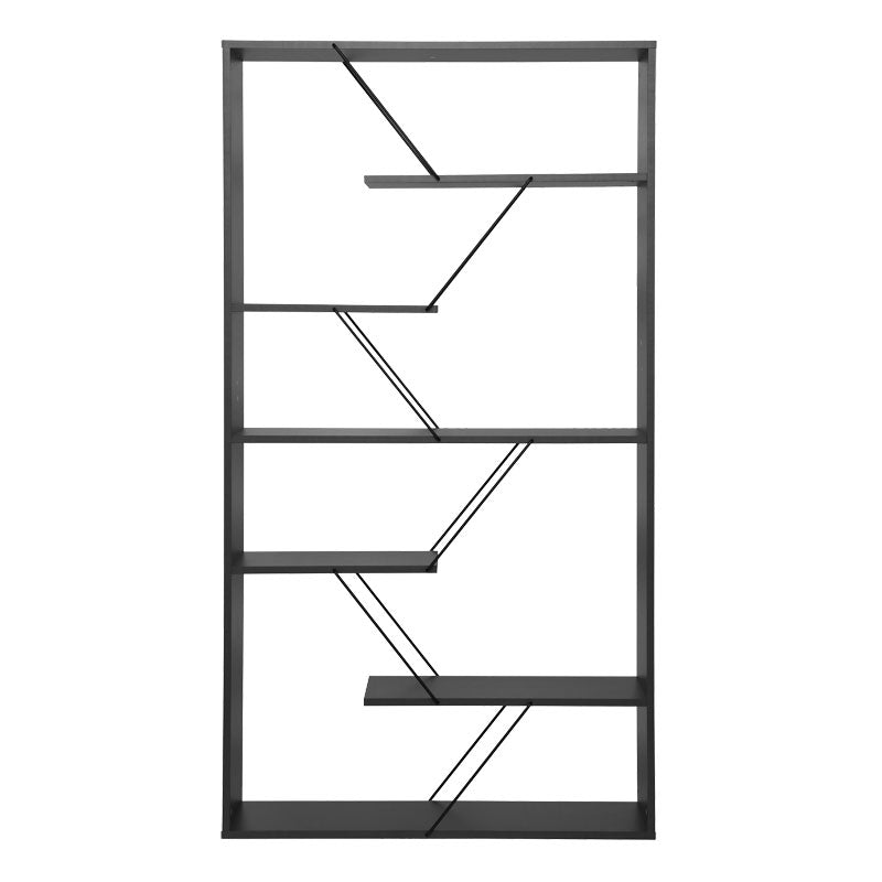 Βιβλιοθήκη Tars  ανθρακί-μαύρο 84x24x157εκ - Image 3