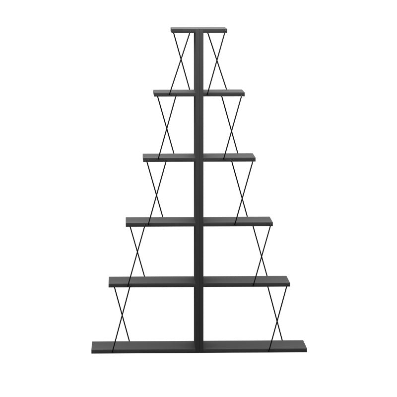 Βιβλιοθήκη mini Tars  ανθρακί-μαύρο 100x22x150εκ - Pakobazaar