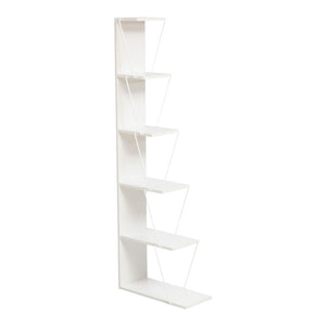 Βιβλιοθήκη mini Tars  λευκό 100x22x150εκ - Image 4