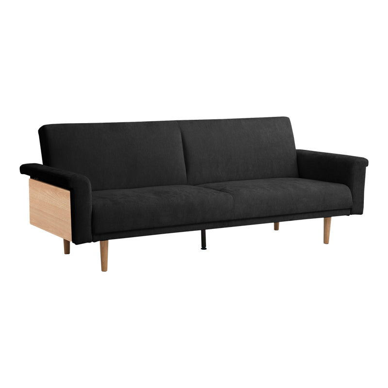 Καναπες-κρεβάτι Flexo  υφασμα ανθρακί 220x84.5x82εκ - Pakobazaar