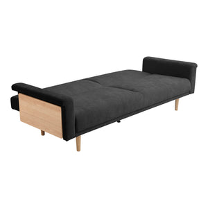 Καναπες-κρεβάτι Flexo  υφασμα ανθρακί 220x84.5x82εκ - Pakobazaar