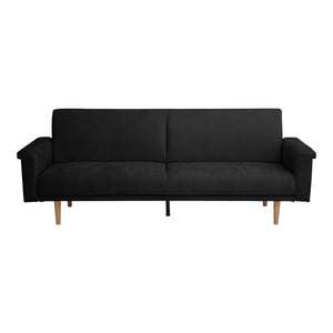 Καναπες-κρεβάτι Flexo  υφασμα ανθρακί 220x84.5x82εκ - Pakobazaar