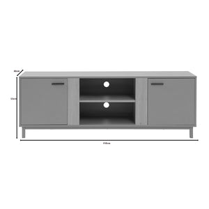 Έπιπλο τηλεόρασης Polenio  cappuccino με φυσικό 150x40x53εκ - Pakobazaar