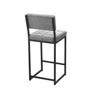 Σκαμπό Μπαρ Chiliadou Γκρι 40x40x98 εκ.