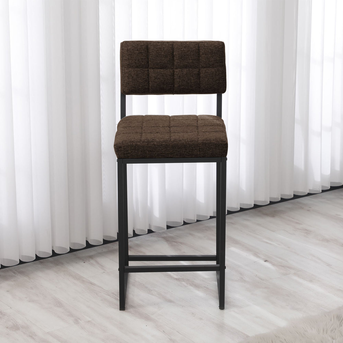 Σκαμπό Μπαρ Chiliadou Καφέ 40x40x98 εκ.