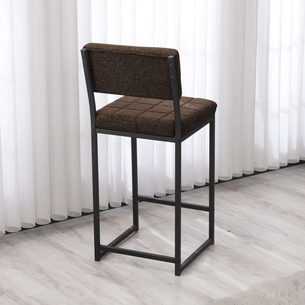 Σκαμπό Μπαρ Chiliadou Καφέ 40x40x98 εκ.