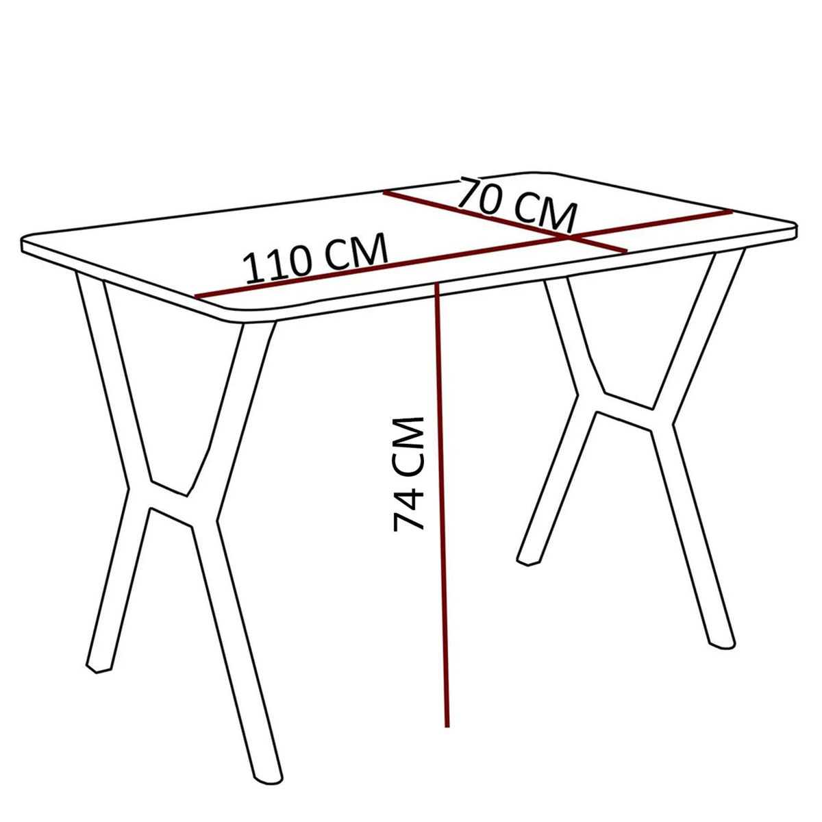 Σετ Τραπεζαρίας 5τμχ Vartholomio Γκρι - Καρυδί 110x70x74 εκ. Μελαμίνης