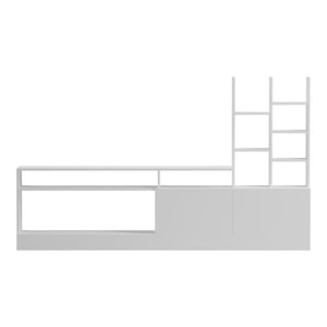 Σύνθετο σαλονιού Seruno  λευκό 170x25x100εκ - Pakobazaar