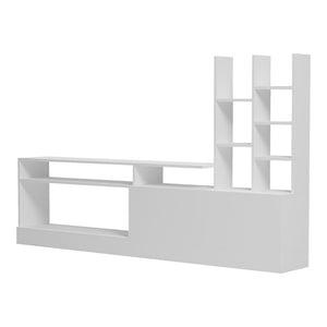 Σύνθετο σαλονιού Seruno  λευκό 170x25x100εκ - Pakobazaar