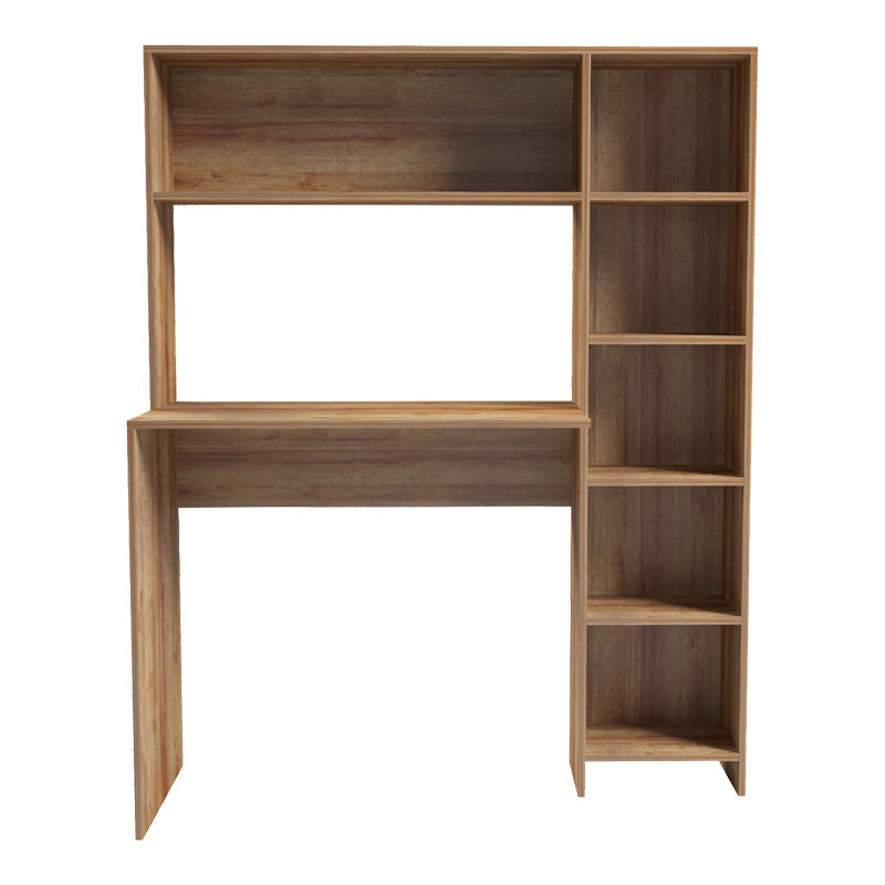Γραφείο με βιβλιοθήκη Janson  oak 113.2x40x141.8εκ - Pakobazaar
