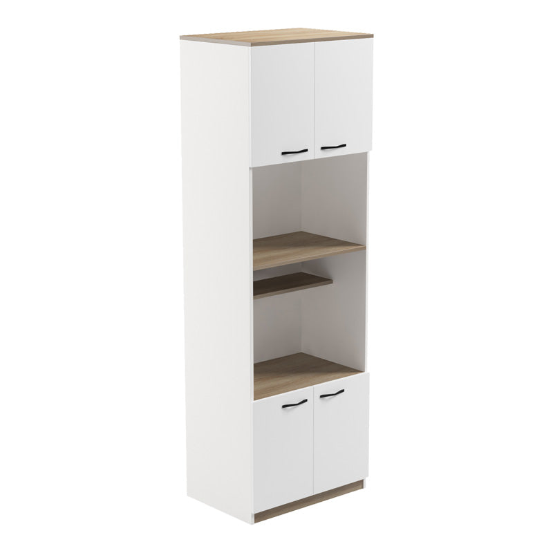 Ντουλάπα κουζίνας Rowan  σε λευκή-sonoma απόχρωση 60x42x182εκ - Pakobazaar