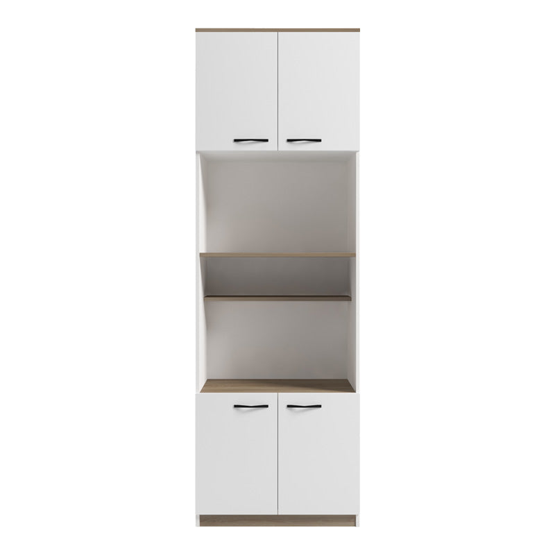 Ντουλάπα κουζίνας Rowan  σε λευκή-sonoma απόχρωση 60x42x182εκ - Pakobazaar