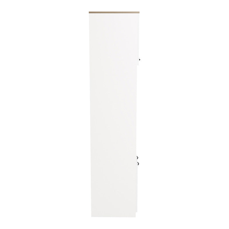 Ντουλάπα κουζίνας Rowan  σε λευκή-sonoma απόχρωση 60x42x182εκ - Pakobazaar