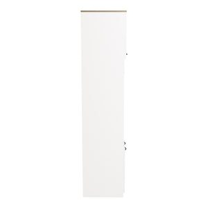 Ντουλάπα κουζίνας Rowan  σε λευκή-sonoma απόχρωση 60x42x182εκ - Pakobazaar