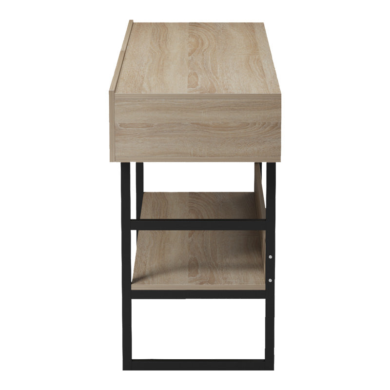 Κονσόλα Vien  σε sonoma-μαύρη απόχρωση 139x43x75.5εκ - Pakobazaar