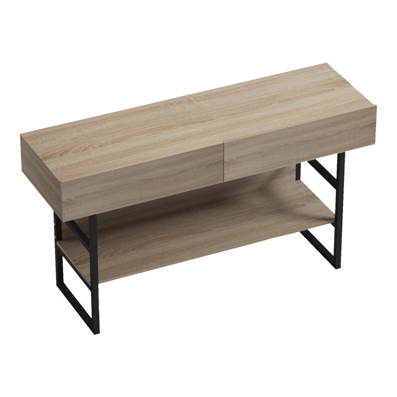 Κονσόλα Vien  σε sonoma-μαύρη απόχρωση 139x43x75.5εκ - Pakobazaar