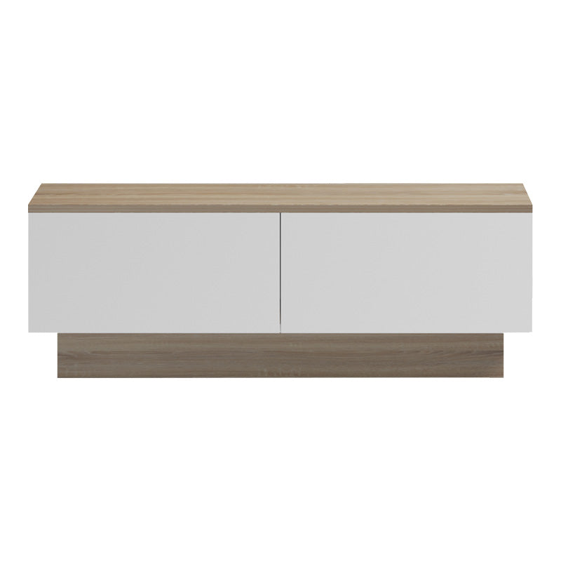 Τραπέζι σαλονιού Winey  σε sonoma-λευκή απόχρωση 90x60x31.5εκ - Pakobazaar
