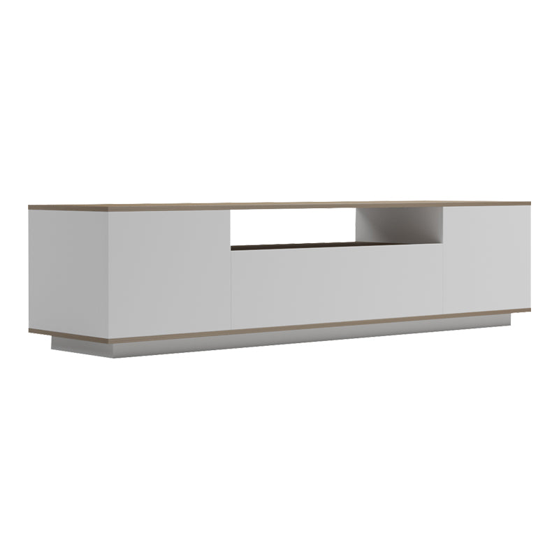 Έπιπλο τηλεόρασης Winey  σε sonoma-λευκή απόχρωση 180x44.5x44.5εκ - Pakobazaar