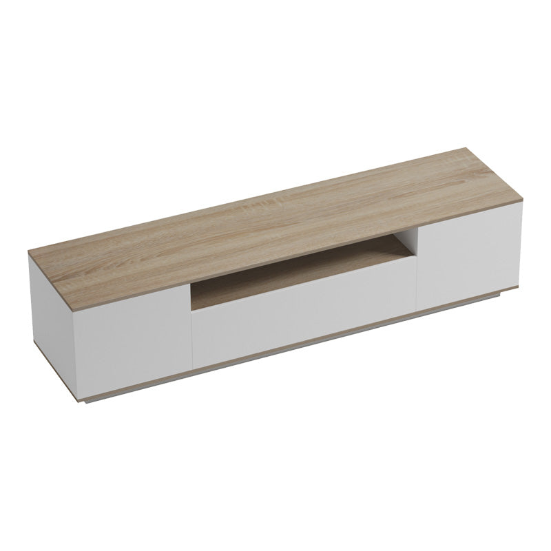 Έπιπλο τηλεόρασης Winey  σε sonoma-λευκή απόχρωση 180x44.5x44.5εκ - Pakobazaar