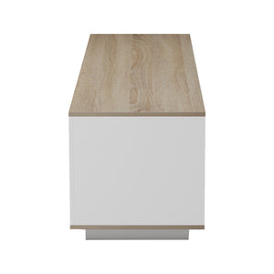 Έπιπλο τηλεόρασης Winey  σε sonoma-λευκή απόχρωση 180x44.5x44.5εκ - Pakobazaar