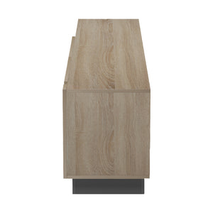 Έπιπλο τηλεόρασης με Led Vario  sonoma - ανθρακί 185.6x35x45εκ - Pakobazaar