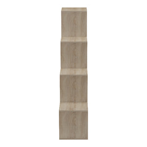 Βιβλιοθήκη Scala  sonoma 129.5x29x129.5εκ - Pakobazaar