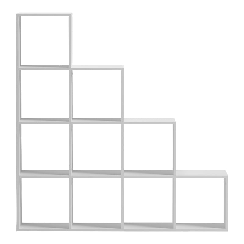 Βιβλιοθήκη Scala  λευκό 129.5x29x129.5εκ - Pakobazaar