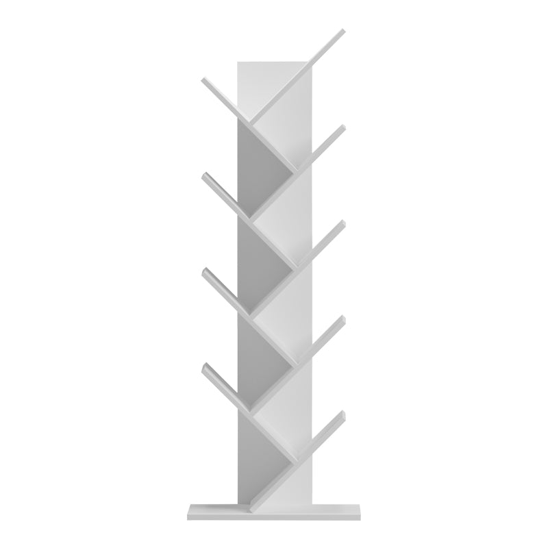 Βιβλιοθήκη Fyllo  λευκό 50x25x141.5εκ - Pakobazaar
