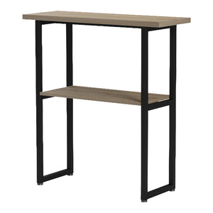 Κονσόλα Solain  sonoma-μαύρο μέταλλο 79x29x85εκ - Pakobazaar