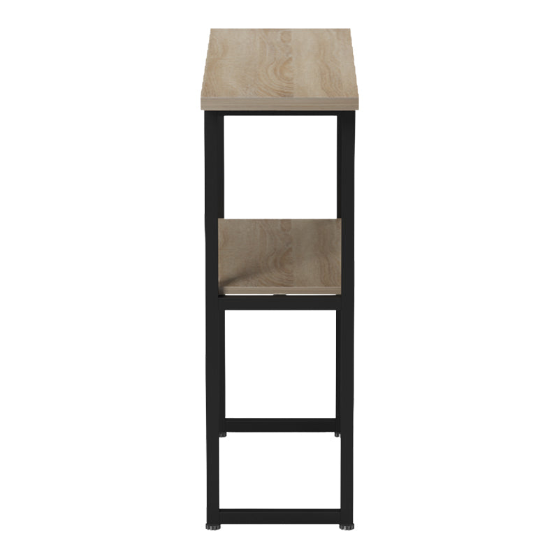Κονσόλα Solain  sonoma-μαύρο μέταλλο 79x29x85εκ - Pakobazaar