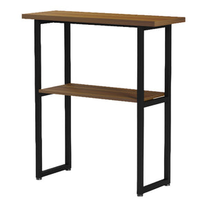 Κονσόλα Solain  καρυδί-μαύρο μέταλλο 79x29x85εκ - Pakobazaar