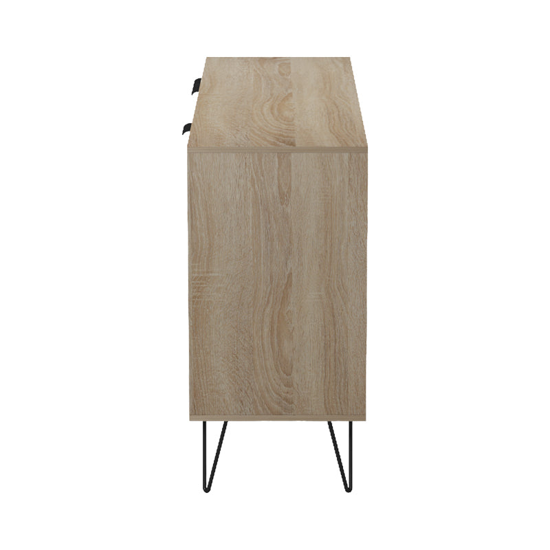 Μπουφές Balain  sonoma-ανθρακί 142x35.5x83εκ - Pakobazaar