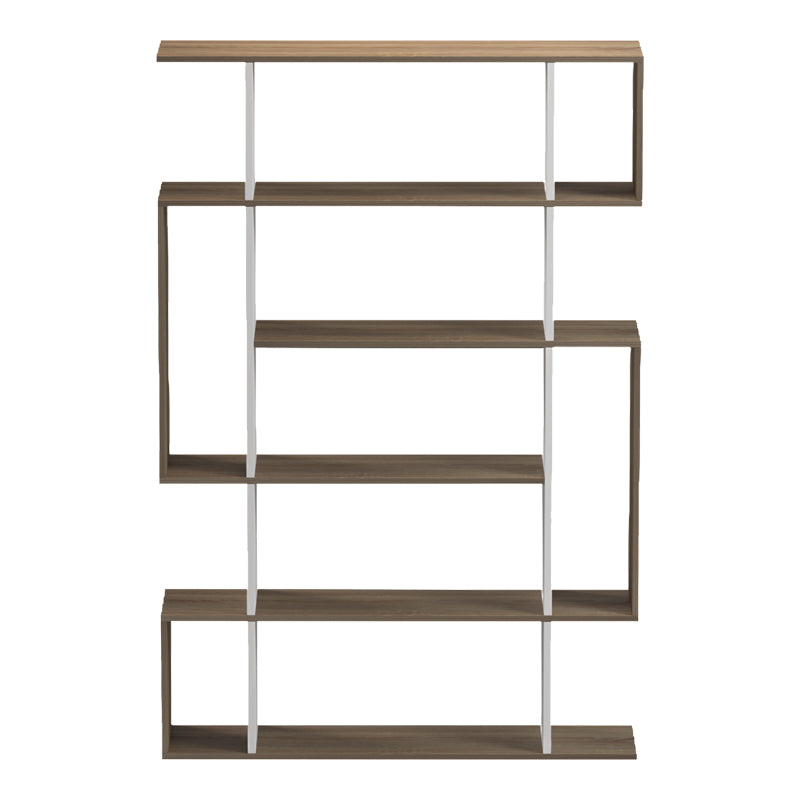 Βιβλιοθήκη Mito  sonoma - λευκό 108.5x25x161εκ - Pakobazaar