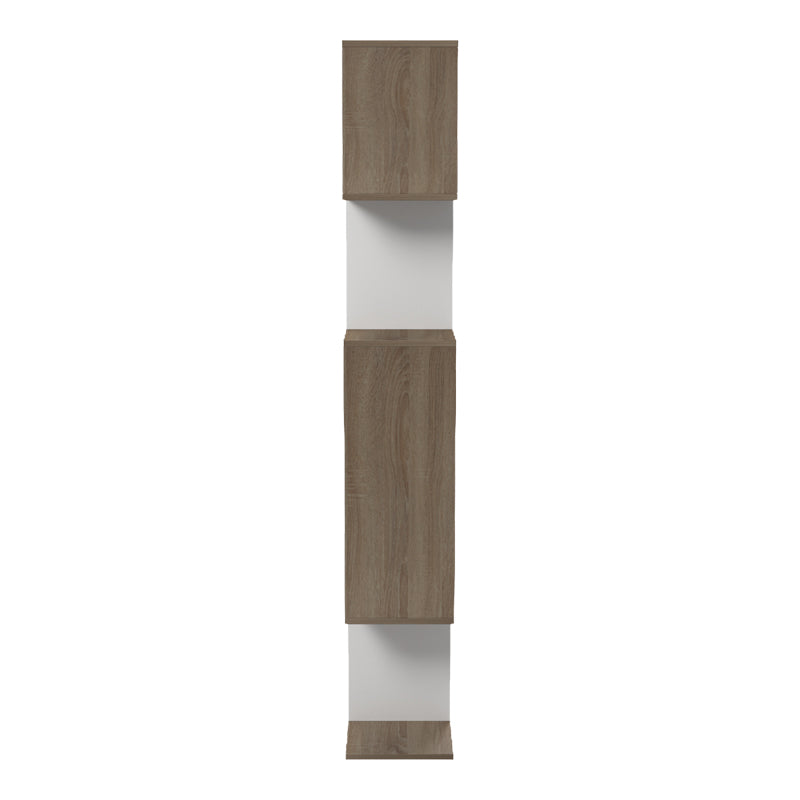 Βιβλιοθήκη Mito  sonoma - λευκό 108.5x25x161εκ - Pakobazaar