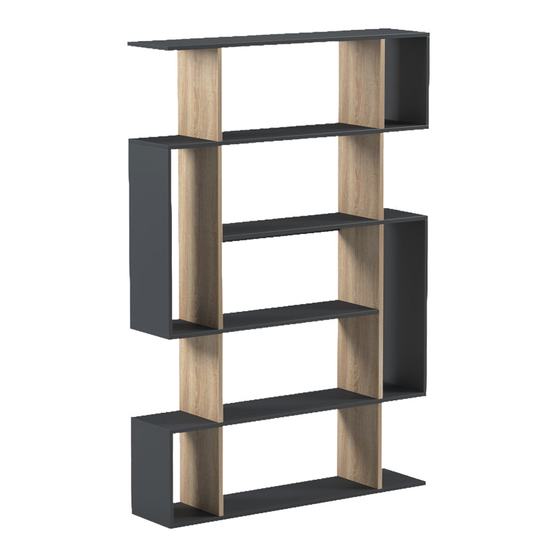 Βιβλιοθήκη Mito  ανθρακί - sonoma 108.5x25x161εκ - Pakobazaar
