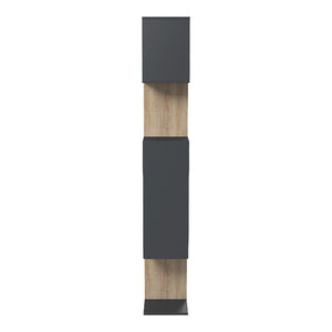 Βιβλιοθήκη Mito  ανθρακί - sonoma 108.5x25x161εκ - Pakobazaar