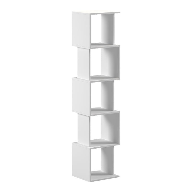 Βιβλιοθήκη Cubik  λευκό 35x30x161εκ - Pakobazaar