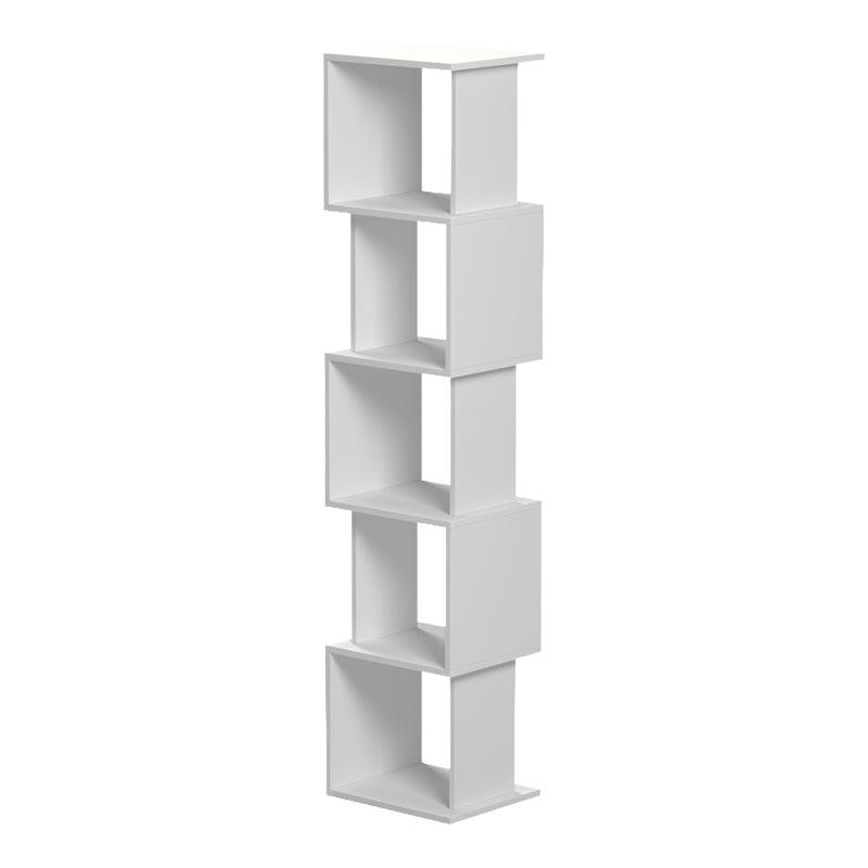 Βιβλιοθήκη Cubik  λευκό 35x30x161εκ - Pakobazaar