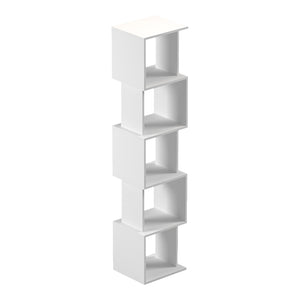 Βιβλιοθήκη Cubik  λευκό 35x30x161εκ - Pakobazaar