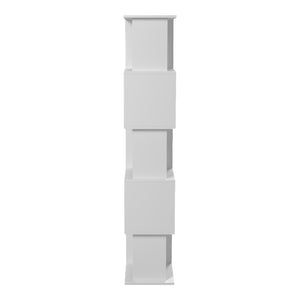 Βιβλιοθήκη Cubik  λευκό 35x30x161εκ - Pakobazaar