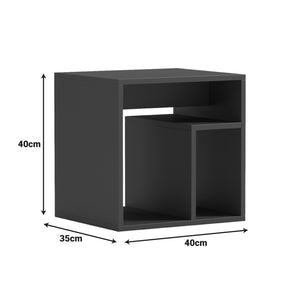 Βοηθητικό τραπέζι Doublo  sonoma 40x35x40εκ - Pakobazaar