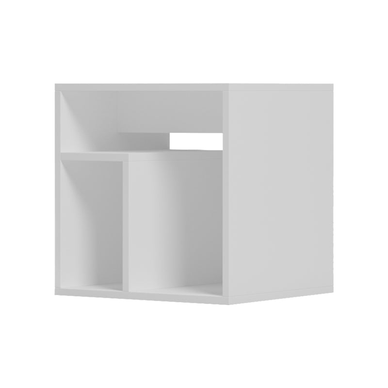 Βοηθητικό τραπέζι Doublo  λευκό 40x35x40εκ - Pakobazaar