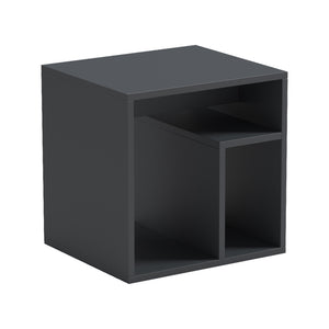 Βοηθητικό τραπέζι Doublo  ανθρακί 40x35x40εκ - Pakobazaar