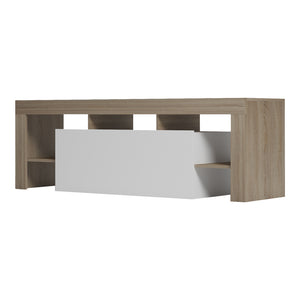 Έπιπλο τηλεόρασης Liner  sonoma-λευκό 150x40x50εκ - Pakobazaar