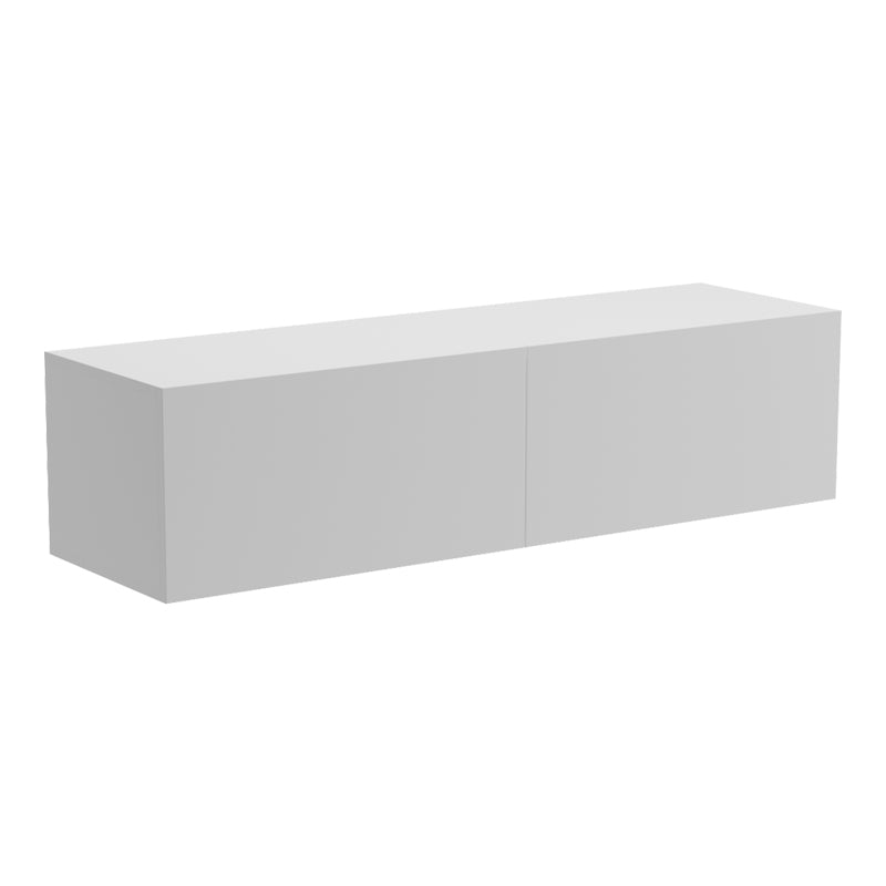 Έπιπλο τηλεόρασης επιτοίχιο με Led Rival  λευκό 120x35x30εκ - Pakobazaar